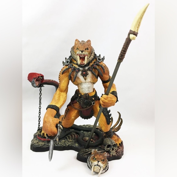 2001 Stan Winston Creatures Realm of the Claw 8” SABYR Poseable Figure NWT - Picture 2 of 16